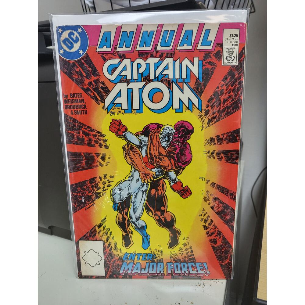 Captain Atom Annual #1 (March 1988) 2nd appearance Major Force DC Comics